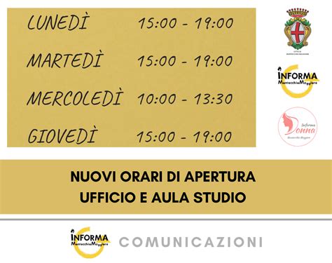 Ufficio postale Ariccia orari di apertura .